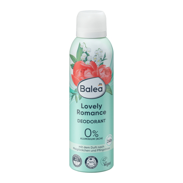 BALEA DEODORANT LOVELY ROMANCE 0% Aluminum