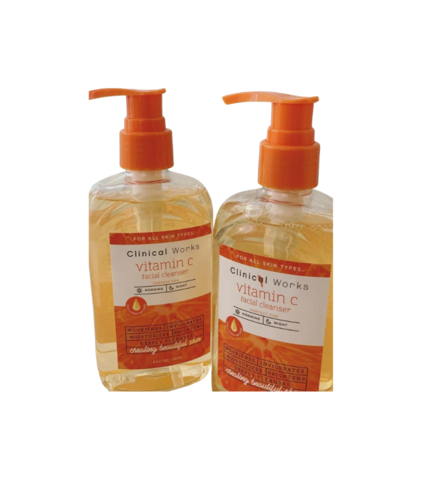 Clinical Works Vitamin C Cleanser Duo pack.