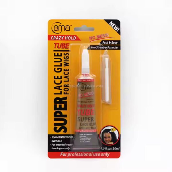 Super Lace Glue for Lace Wigs - Reddish Brown (1.0 fl. oz / 30ml)