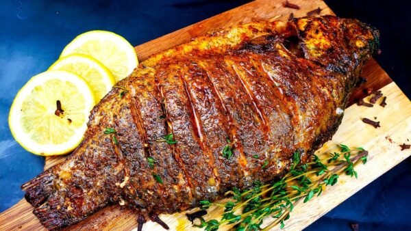 Roasted fish