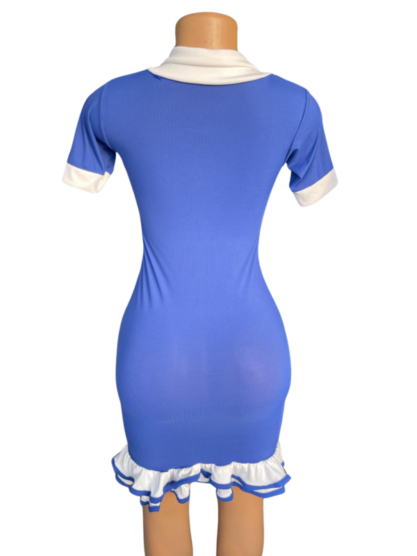 Blue flush women casual outfit - Image 2